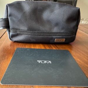 TUMI Blue Camouflage Toiletries Bag